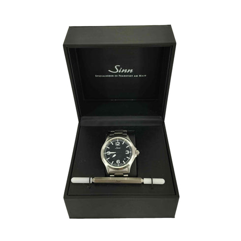 Sinn 556.A パイロットウォッチ  自動巻き ステンレススティール 裏スケルトン メンズ